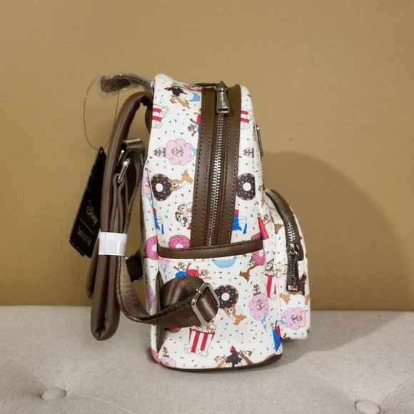 Loungefly Disney Chip And Dale Sweet Treats Desserts Mini Backpack NEW main image 6